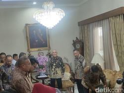 Pimpinan MPR Bertemu Try Sutrisno Beri Undangan Pelantikan Prabowo-Gibran