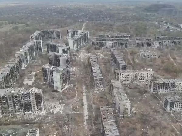 Potret Kota Toretsk Ukraina Jadi Kota Mati