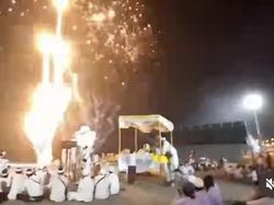 Quartararo Jatuh Cinta dengan Bali-Finns Pesta Kembang Api Saat Upacara Hindu