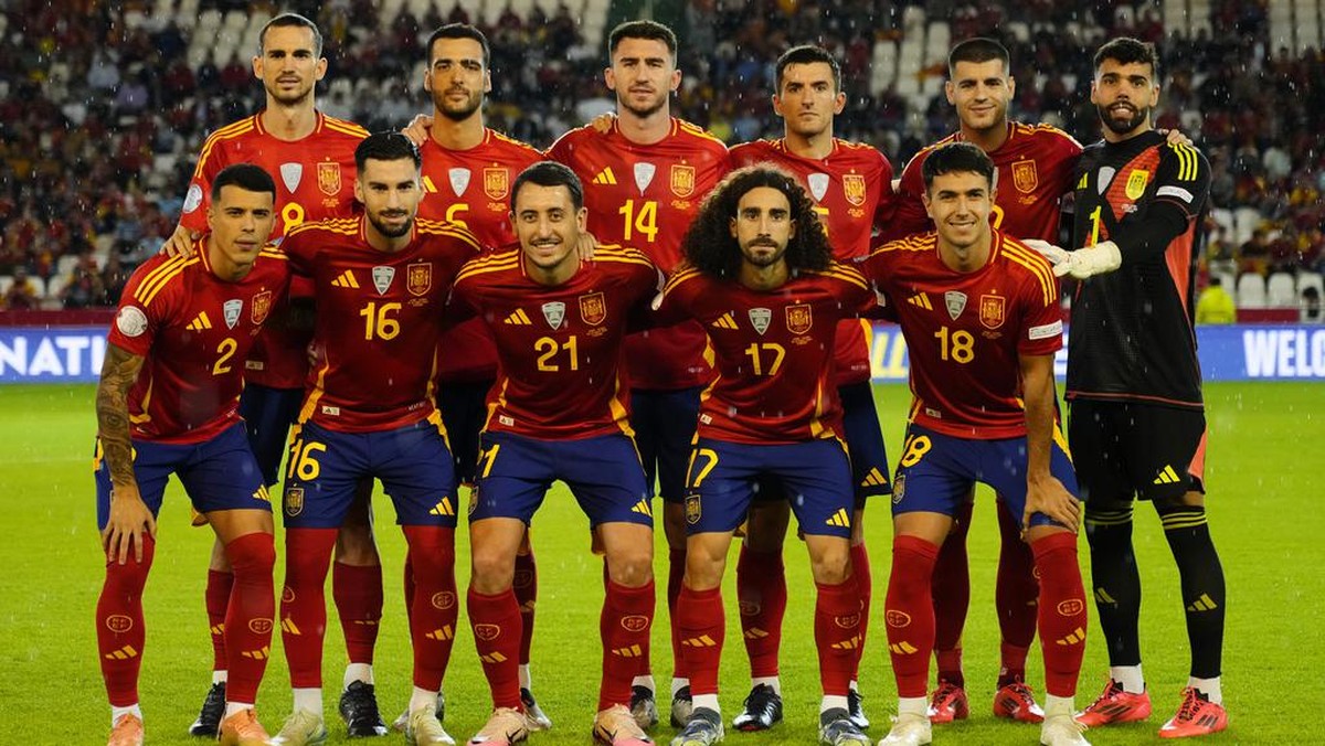 Timnas Spanyol. (Foto: AP/Jose Breton)