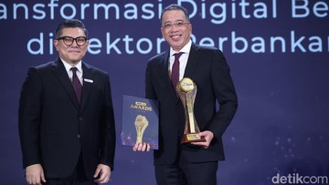 Bank Mandiri Raih detikcom Awards Pionir Transformasi Digital Berkelanjutan