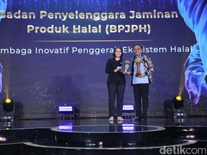 BPJPH Raih detikcom Awards Lembaga Inovatif Penggerak Ekosistem Halal