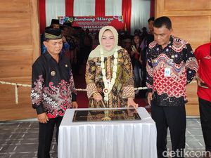 Bupati Klaten Sri Mulyani Resmikan Gedung Kalangan Sports Centre di Pedan