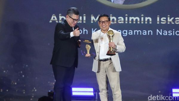 Cak Imin Raih Tokoh Keberagaman Nasional detikcom Awards