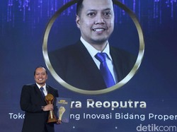 Gencar Inovasi, Dirut Sarana Jaya Andira Reoputra Raih detikcom Awards