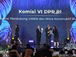 Komisi VI DPR Raih detikcom Awards, Pendukung UMKM-Mitra Konstruktif BUMN