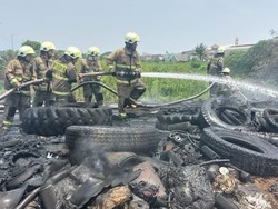 Kebakaran Lapak Pinggir BKT Jakut Sudah Padam, Penyebab Puntung Rokok