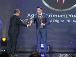 Dorong Inovasi di Bidang Pertanahan, AHY Raih detikcom Awards 2024