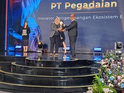 Pegadaian Dinobatkan Inovator Ekosistem Emas di detikcom Awards 2024