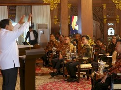 Gibran Duduk Paling Depan Saat Pembekalan Calon Wamen di Hambalang