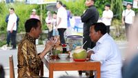 Prabowo Subianto Ultah ke-73 Ini Momen Saat Makan Bersama Jokowi dan Kaesang