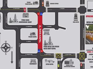 Pengumuman! Jalur Denpasar-Gilimanuk di Kelurahan Kapal Ditutup Jam 3 Sore Pengumuman! Jalur Denpasar-Gilimanuk di Kelurahan Kapal Ditutup Jam 3 Sore