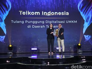 Jadi Tulang Punggung Digitalisasi UMKM, Telkom Raih detikcom Awards Jadi Tulang Punggung Digitalisasi UMKM, Telkom Raih detikcom Awards