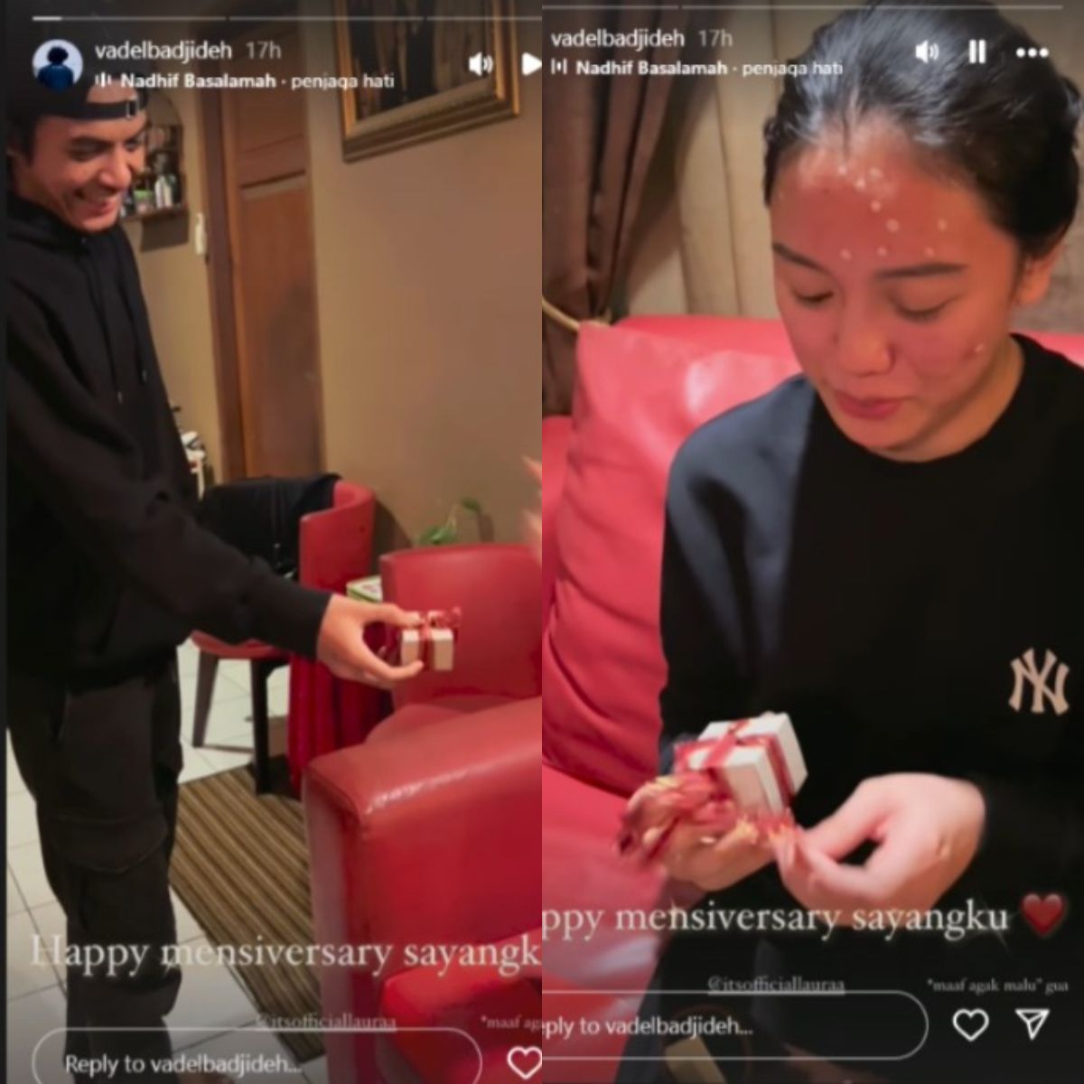 Vadel Badjideh dan Laura Meizani