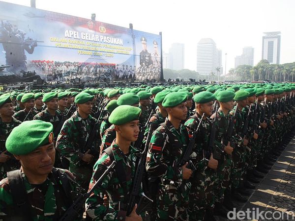 Apel Pasukan Pengamanan Pelantikan Presiden