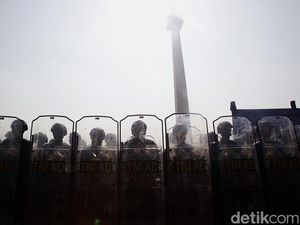 5.888 Personel Gabungan Amankan Hari Ke-79 Bhayangkara di Monas