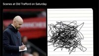 Akhir pekan ini, saat kompetisi liga bergulir lagi, MU akan menghadapi Brentford dan Erik ten Hag sudah kena ledek bakal kembali mumet di lapangan. Foto: dok. Internet/X (Twitter)