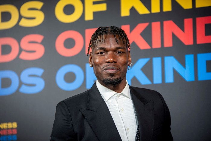 French footballer Paul Pogba attends at photocall of the film Kinds of Kindness at Cinema Anteo. Milan (Italy), May 31th, 2024 (Photo by Pamela Rovaris/Archivio Pamela Rovaris/Mondadori Portfolio via Getty Images)