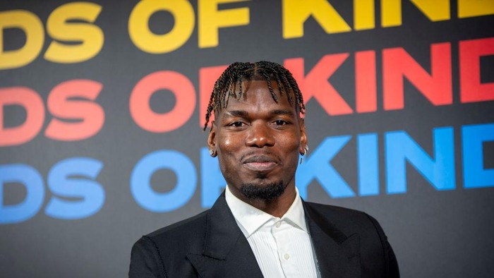 French footballer Paul Pogba attends at photocall of the film Kinds of Kindness at Cinema Anteo. Milan (Italy), May 31th, 2024 (Photo by Pamela Rovaris/Archivio Pamela Rovaris/Mondadori Portfolio via Getty Images)