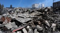 Potret Kehancuran Nabatieh Lebanon Usai Serangan Udara Israel