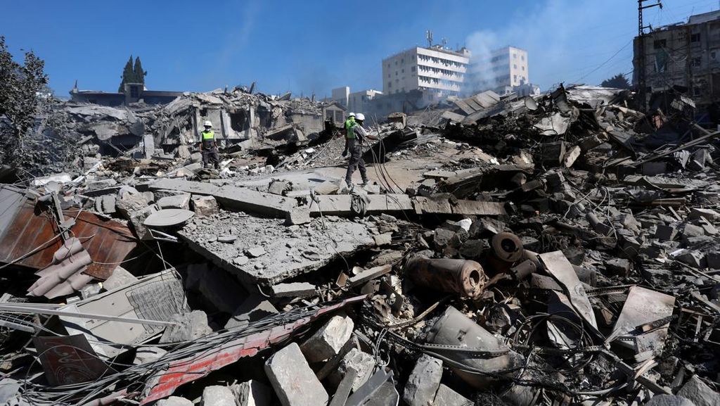 Potret Kehancuran Nabatieh Lebanon Usai Serangan Udara Israel Potret Kehancuran Nabatieh Lebanon Usai Serangan Udara Israel