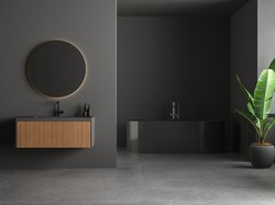 Tips Penggunaan Warna Hitam di Kamar Mandi Agar Tampak Elegan