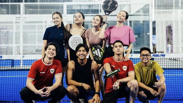 Adu Gaya Al Ghazali Vs El Rumi Olahraga Padel Bareng Tunangan & Pacar, Kompak