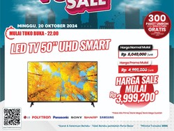 Beli TV LED di Transmart Full Day Sale Diskonnya hingga Rp 3 Jutaan