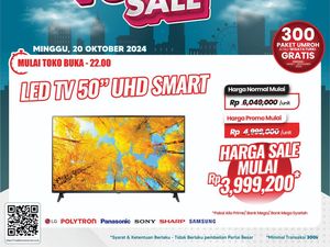 Beli TV LED di Transmart Full Day Sale Diskonnya hingga Rp 3 Jutaan Beli TV LED di Transmart Full Day Sale Diskonnya hingga Rp 3 Jutaan