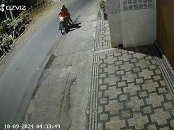 Heboh Pemotor Racuni Anjing Terekam CCTV, Bangkainya Diangkut