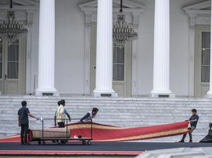 Melihat Persiapan Pisah Sambut Presiden di Istana Merdeka Melihat Persiapan Pisah Sambut Presiden di Istana Merdeka