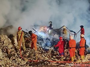Gudang Awul di Jetis Wetan Klaten Terbakar