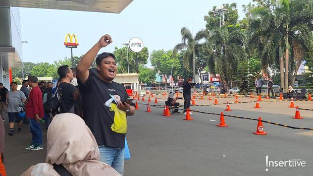 Potret Antusias Orang Tua di Perlombaan Push Bike di Olimpiade Balita