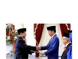 Prabowo Unggah Foto 7 Presiden RI H-1 Dilantik: Rasa Syukur Mendalam Saya