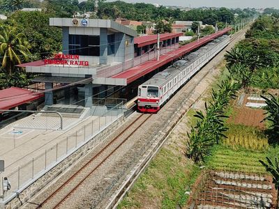 Begini Wajah Stasiun Pondok Rajeg yang Beroperasi Lagi