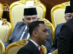 Video Amien Rais Hadiri Pelantikan Prabowo-Gibran di Gedung MPR