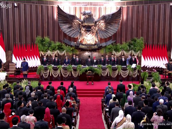Potret Dekorasi Tempat Pelantikan Presiden yang Dikonsep Anak Prabowo