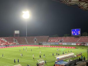Menang 1-0 Atas Persita, Sundulan Privat Mbarga Selamatkan Bali United Menang 1-0 Atas Persita, Sundulan Privat Mbarga Selamatkan Bali United