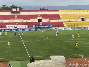 PSS Sleman Unggul 2-0 Atas Barito Putera di Babak Pertama