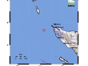 Gempa M 4,8 Terjadi di Sabang