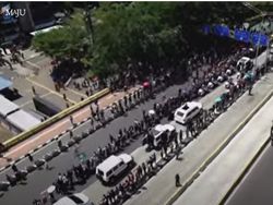 Potret Deretan Mobil Putih Paspampres Presiden Prabowo