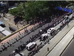 Potret Deretan Mobil Putih Paspampres Presiden Prabowo