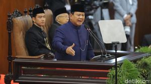 Momen Pidato Perdana Presiden Prabowo