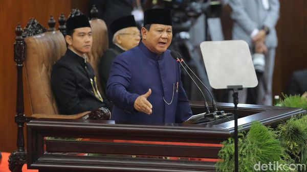 Momen Pidato Perdana Presiden Prabowo
