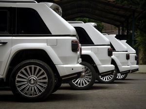 Momen MV3 Garuda Limousine Isi BBM di SPBU Shell