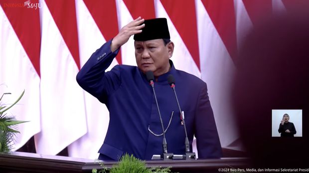 Pidato Presiden terpilih Prabowo Subianto