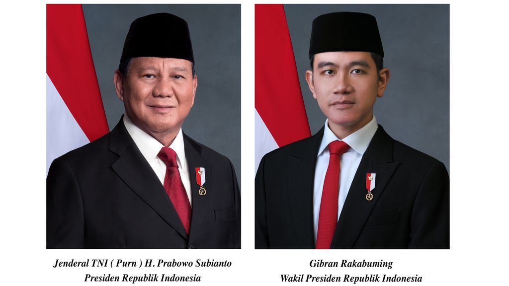 Prabowo Subianto dan Gibran Rakabuming dilantik sebagai Presiden dan Wakil Presiden RI 2024-2029