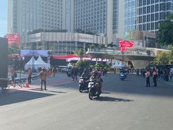 Jalan Senayan-Istana Kembali Dibuka Usai Pesta Rakyat Pelantikan Presiden