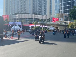 Jalan Senayan-Istana Kembali Dibuka Usai Pesta Rakyat Pelantikan Presiden