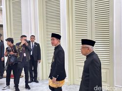 Gibran Tiba di Istana Wapres untuk Hadiri Lepas Sambut dengan Maruf
